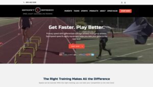 sportspeed.com Screenshot of Sportspeed website developed by SuperWebPros