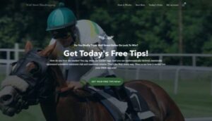 wallstreethandicapping.com Screenshot of Wall Street Handicapping website developed by SuperWebPros