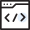 coding web design icon