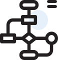 flow chart@2x flow chart icon